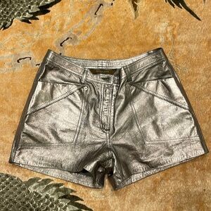 - Bottega Veneta Lambskin mini shorts 42 = 6 - Y